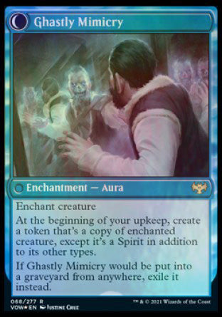 Mirrorhall Mimic // Ghastly Mimicry [Innistrad: Crimson Vow Prerelease Promos] | Good Games North