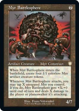Myr Battlesphere Retro Frame 151 (Commander: The Brothers' War)  | Good Games North