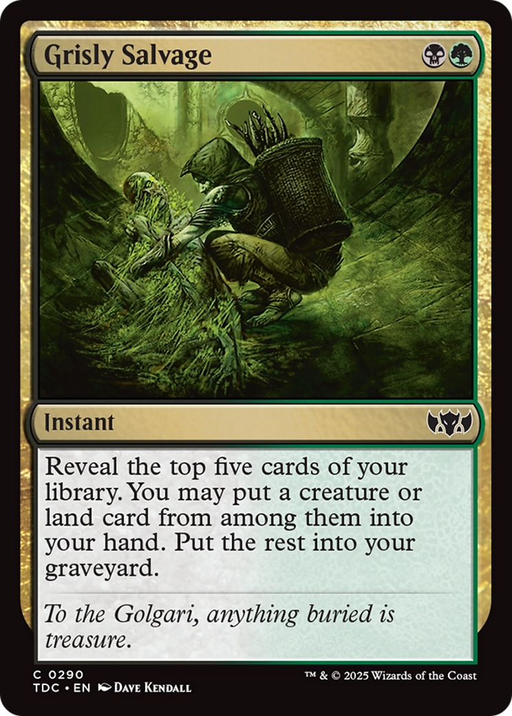 Grisly Salvage [Tarkir: Dragonstorm Commander] | Good Games North