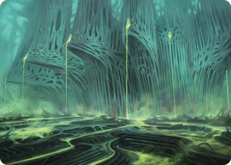 Swamp Art Card [Phyrexia: All Will Be One Art Series] | Good Games North