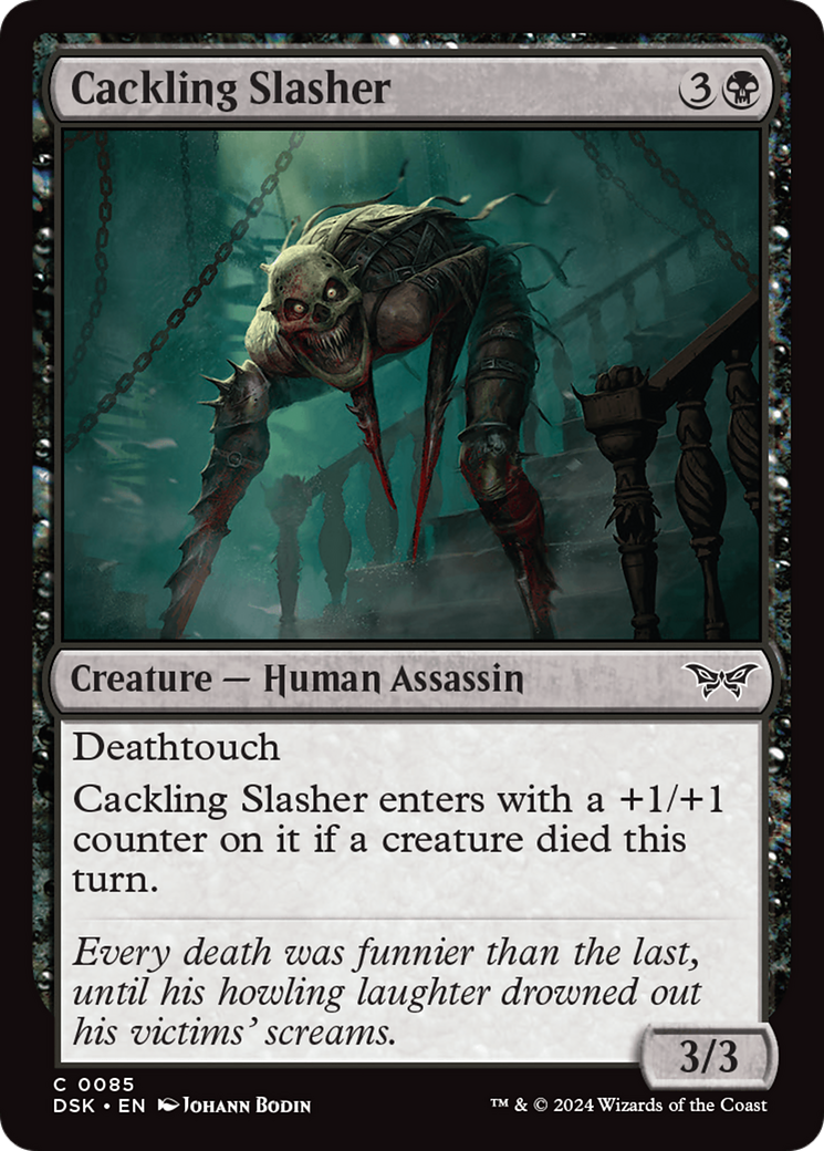 Cackling Slasher [Duskmourn: House of Horror] | Good Games North