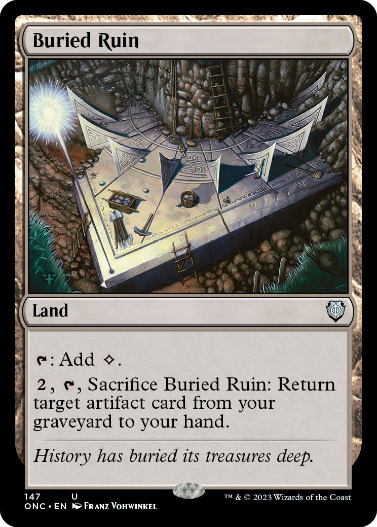 Buried Ruin [Phyrexia: All Will Be One Commander] | Good Games North