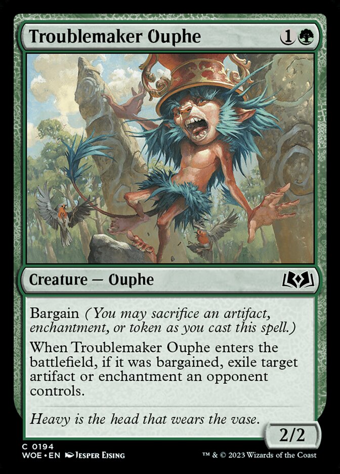 Troublemaker Ouphe (Wilds of Eldraine)  | Good Games North