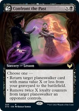 Confront the Past Extended Art 303 (Strixhaven: School of Mages)  - Foil | Good Games North