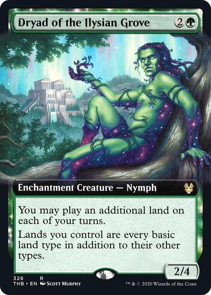 Dryad of the Ilysian Grove 326/254 (Theros Beyond Death)  - Extended Art Foil | Good Games North