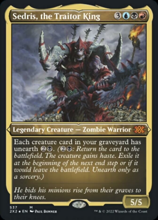 Sedris, the Traitor King (Foil Etched) [Double Masters 2022] | Good Games North