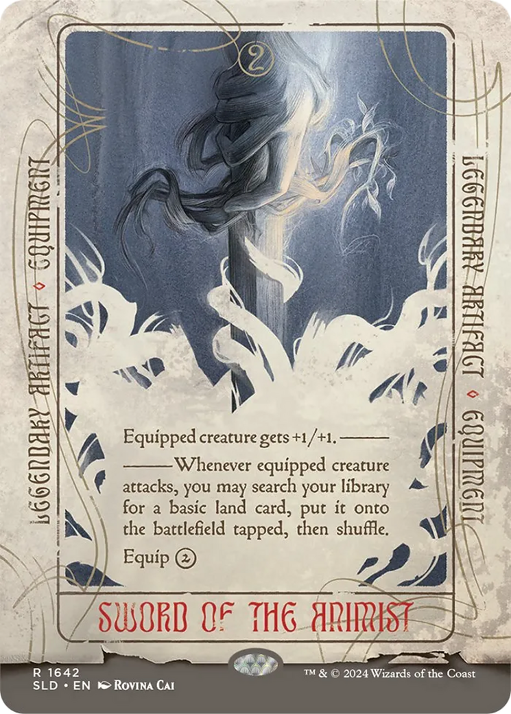 Sword of the Animist (Rainbow Foil) [Secret Lair Drop Series] | Good Games North
