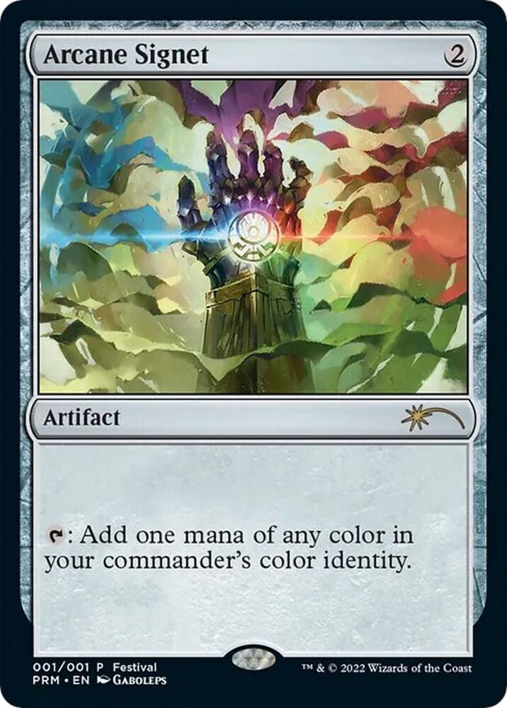 Arcane Signet 1 (MagicFest Cards)  - Foil | Good Games North