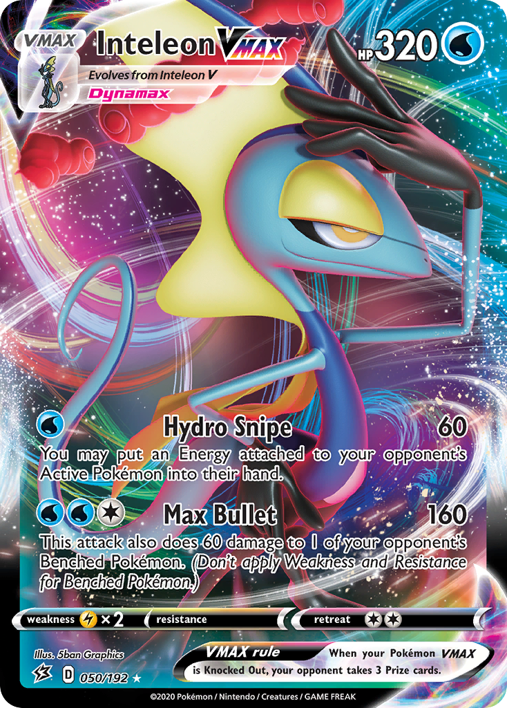 Inteleon VMAX (050/192) [Sword & Shield: Rebel Clash] | Good Games North