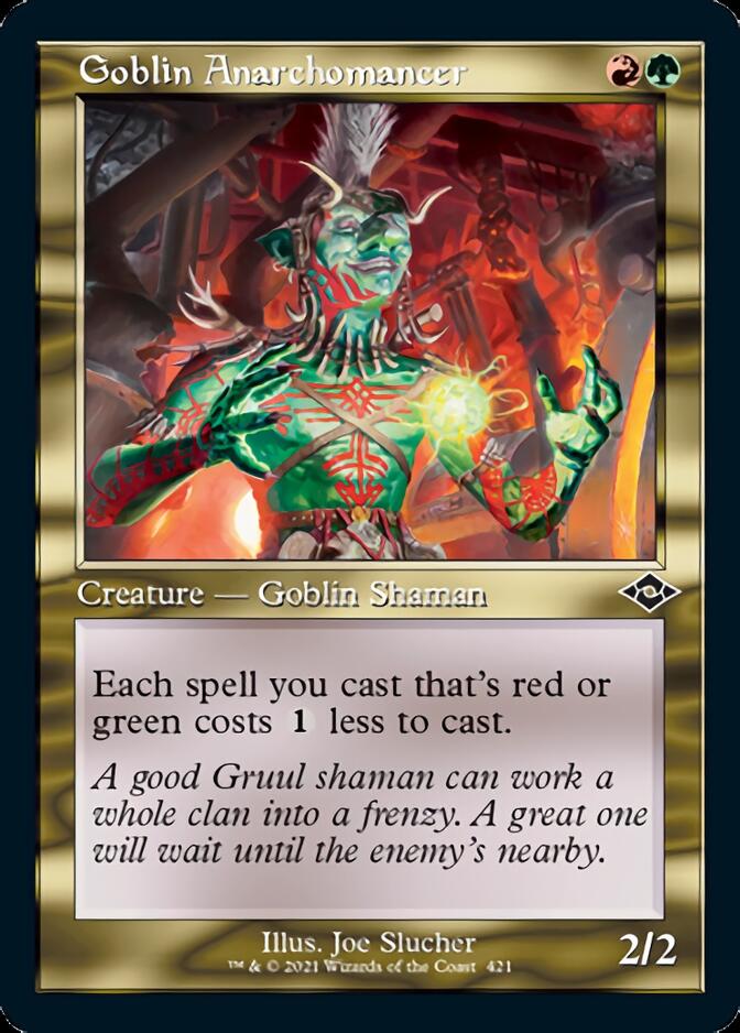 Goblin Anarchomancer (Retro Foil Etched) [Modern Horizons 2] | Good Games North