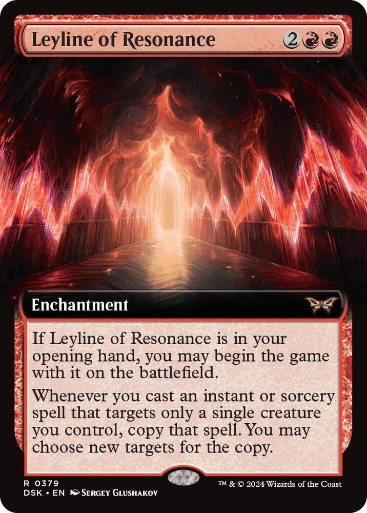 Leyline of Resonance 379 (Duskmourn: House of Horror)  - Extended Art | Good Games North
