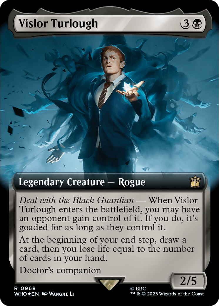 Vislor Turlough (Extended Art) (Surge Foil) [Doctor Who] | Good Games North