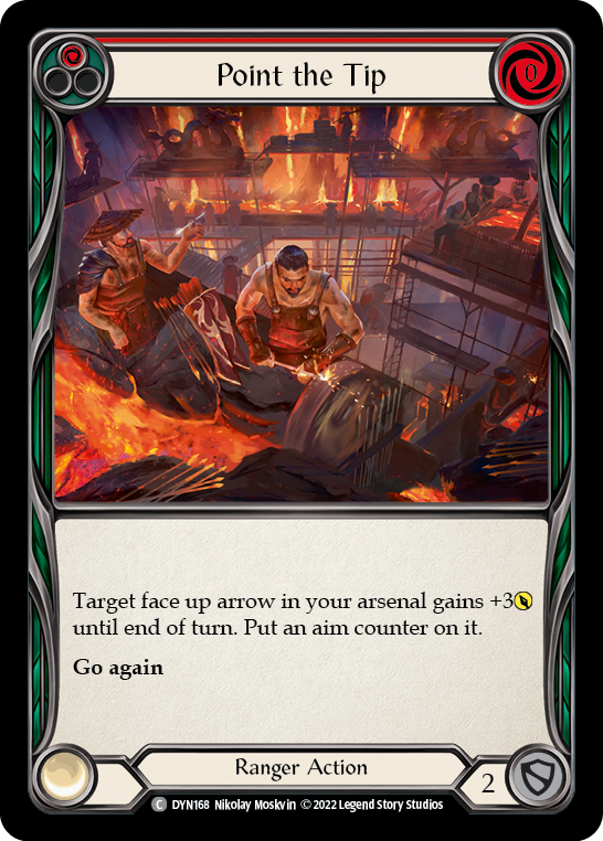 Point the Tip (Red) [DYN168] (Dynasty)  Rainbow Foil | Good Games North