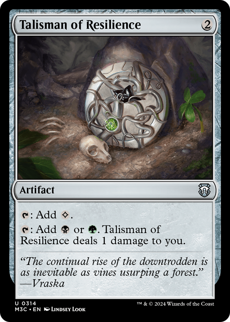 Talisman of Resilience (Ripple Foil) [Modern Horizons 3 Commander] | Good Games North