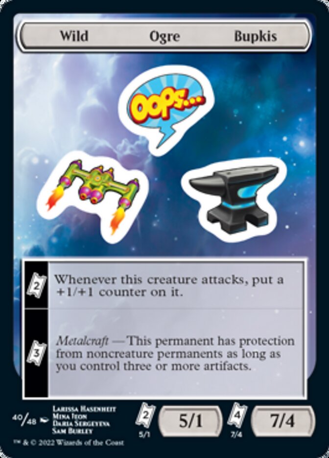 Wild Ogre Bupkis [Unfinity Stickers] | Good Games North