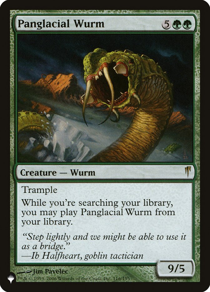 Panglacial Wurm [The List] | Good Games North