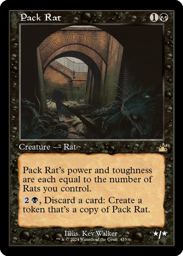 Pack Rat Retro Frame 455 (Ravnica Remastered)  | Good Games North