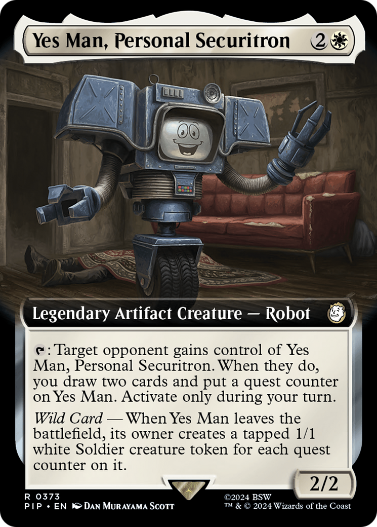 Yes Man, Personal Securitron (Extended Art) [Fallout] | Good Games North