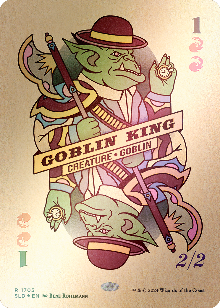 Goblin King (1705) (Rainbow Foil) [Secret Lair Drop Series] | Good Games North