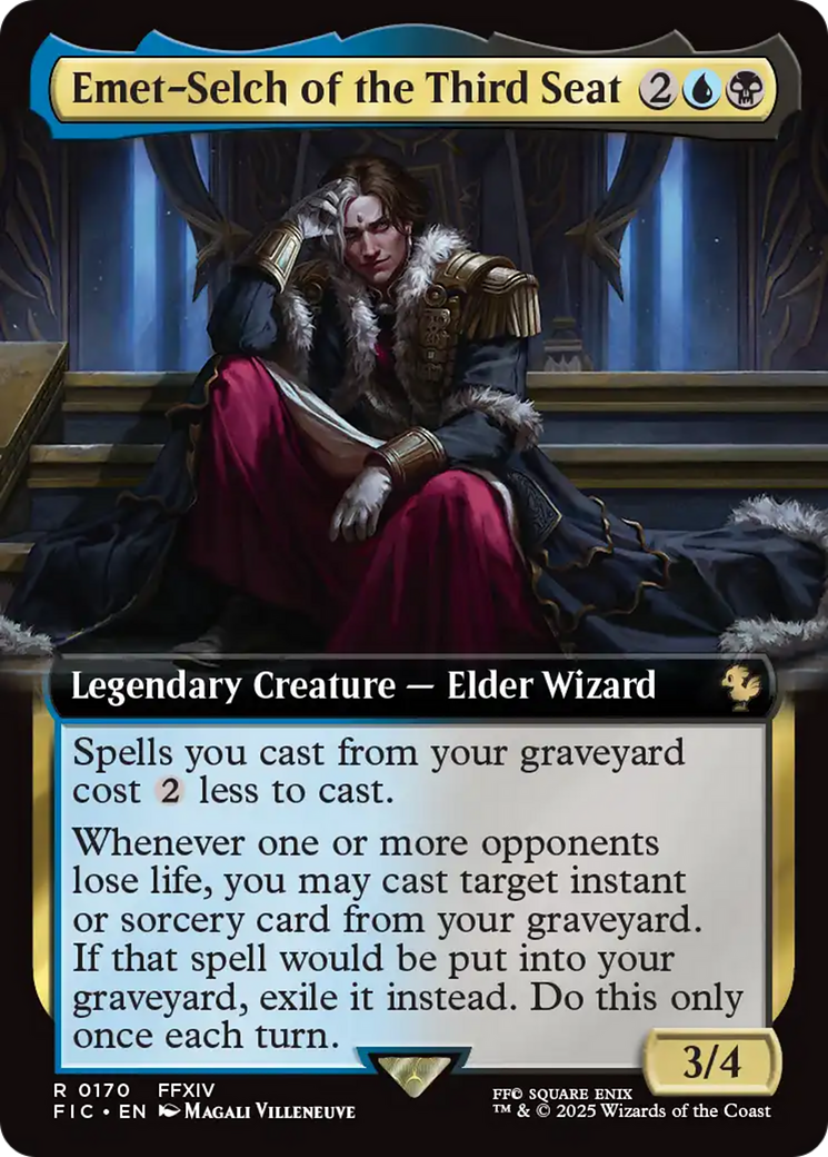 Emet-Selch of the Third Seat (Extended Art) [FINAL FANTASY Commander] | Good Games North