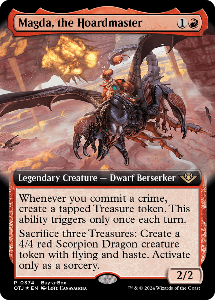 Magda, the Hoardmaster (Buy-A-Box) [Outlaws of Thunder Junction Promos] | Good Games North