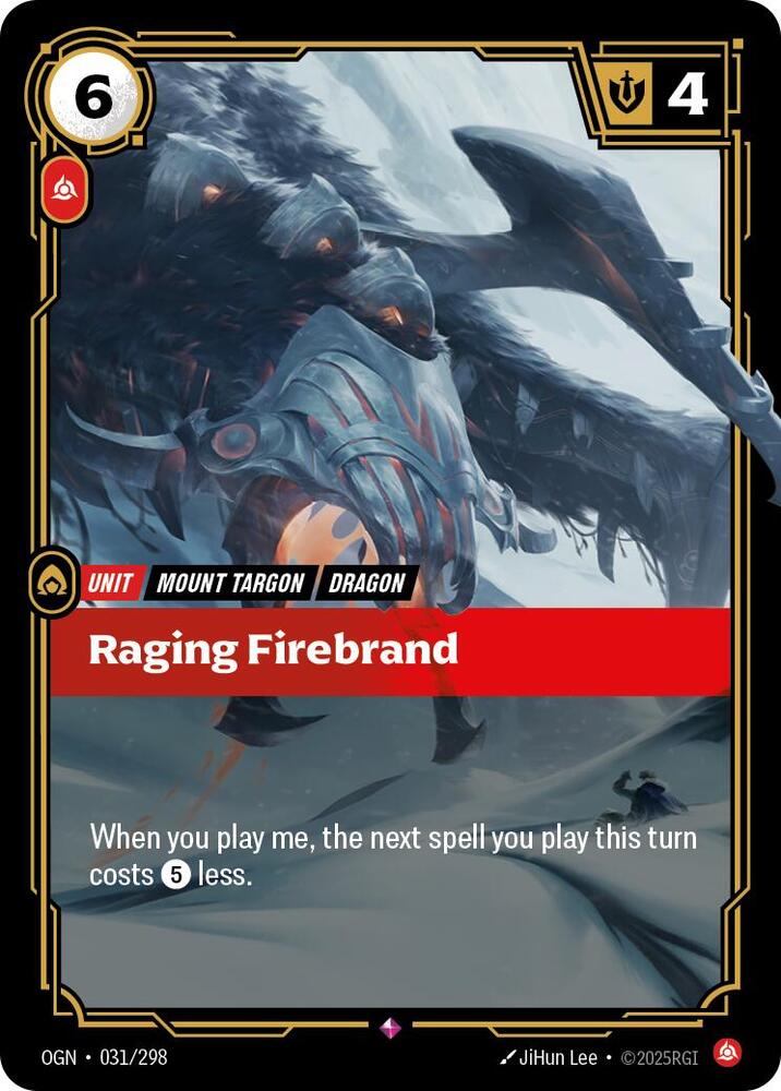 Raging Firebrand (Origins)  - Foil | Good Games North