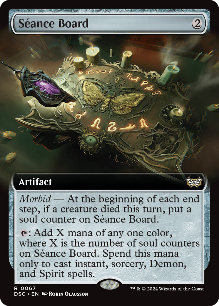Seance Board (Extended Art) [Duskmourn: House of Horror Commander] | Good Games North