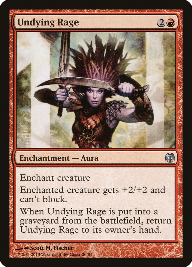 Undying Rage [Duel Decks: Heroes vs. Monsters] | Good Games North