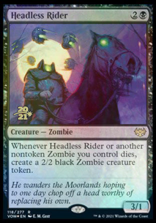 Headless Rider [Innistrad: Crimson Vow Prerelease Promos] | Good Games North