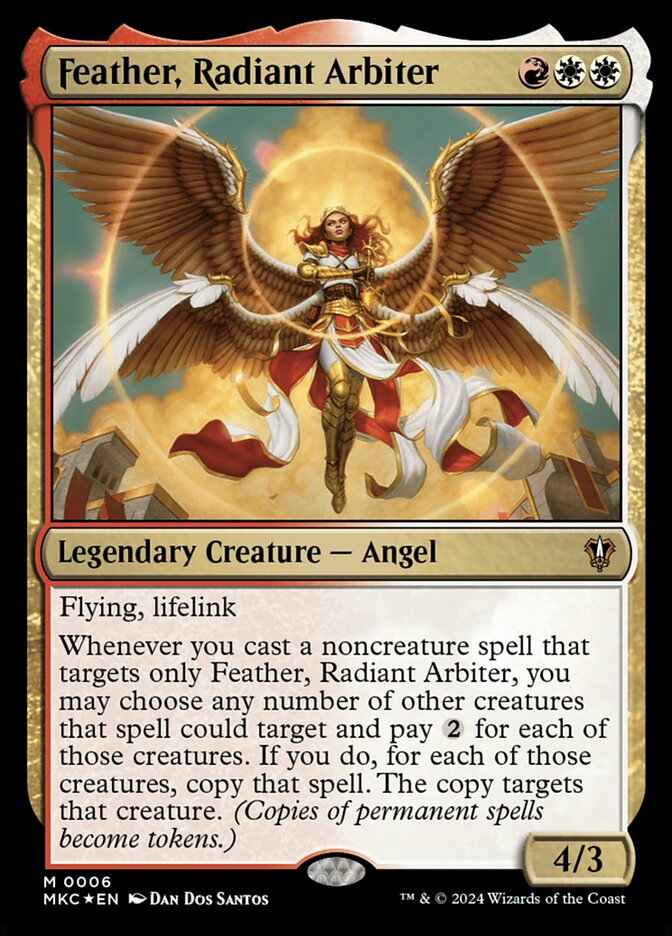 Feather, Radiant Arbiter (Commander: Murders at Karlov Manor)  - Foil | Good Games North