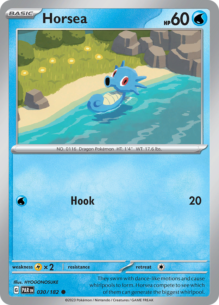 Horsea (030/182) [Scarlet & Violet: Paradox Rift] | Good Games North