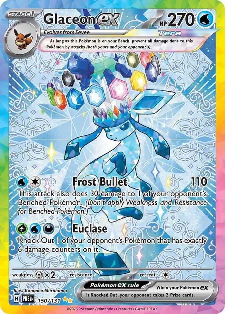 Glaceon ex (150/131) [Scarlet & Violet: Prismatic Evolutions] | Good Games North