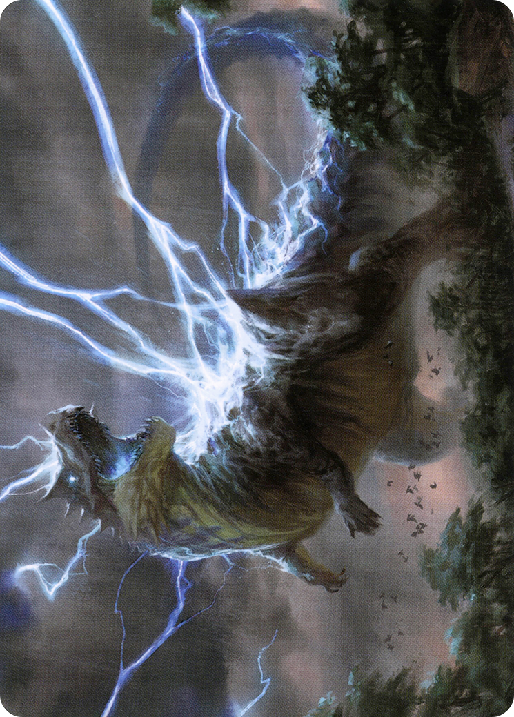 Thrasta, Tempest's Roar Art Card (41) [Modern Horizons 2 Art Series] | Good Games North