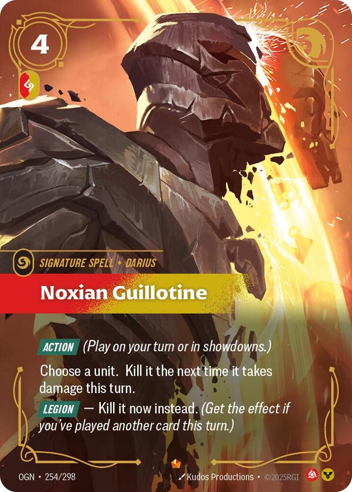 Noxian Guillotine (Origins)  - Foil | Good Games North