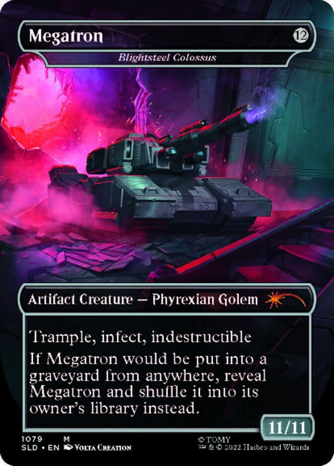 Blightsteel Colossus - Megatron (Borderless) [Secret Lair Drop Series] | Good Games North