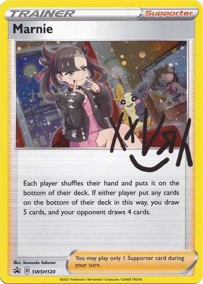 Marnie (SWSH120) [Sword & Shield: Black Star Promos] | Good Games North