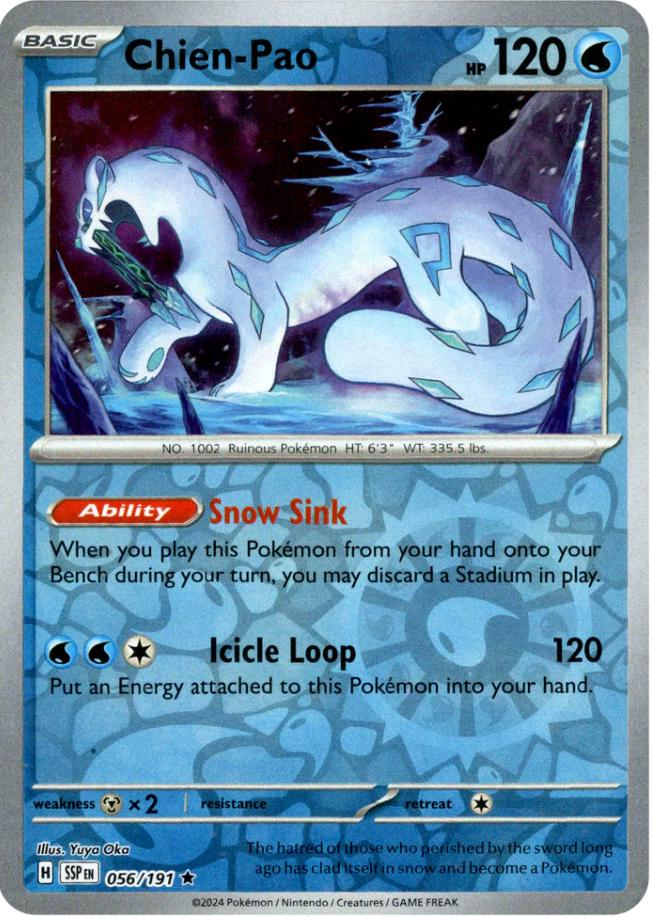 Chien-Pao (056/191) [Scarlet & Violet: Surging Sparks] | Good Games North