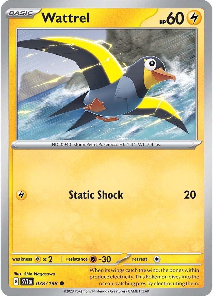 Wattrel (078/198) [Scarlet & Violet: Base Set] | Good Games North