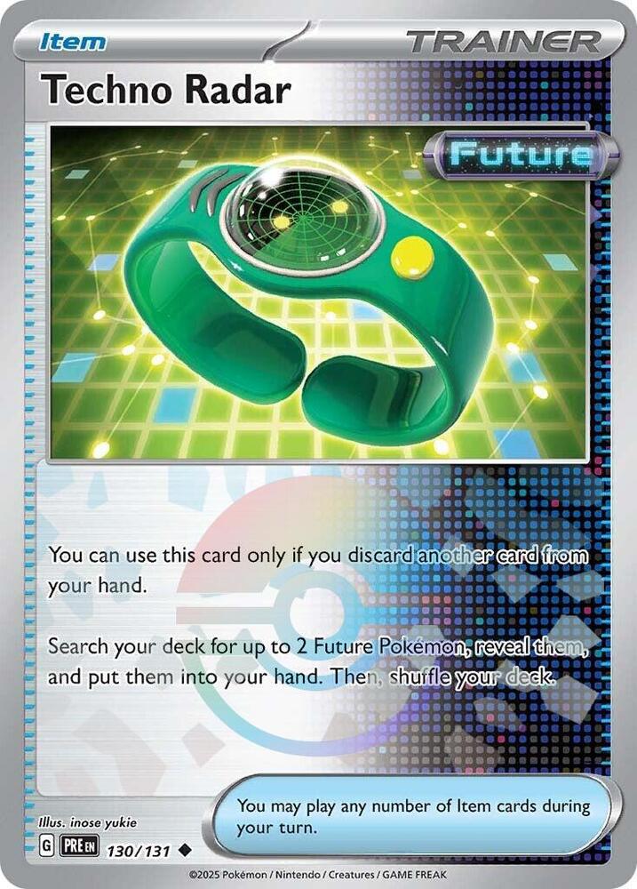 Techno Radar (130/131) (Poke Ball Pattern) [Scarlet & Violet: Prismatic Evolutions] | Good Games North