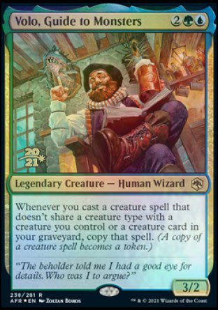 Volo, Guide to Monsters [Dungeons & Dragons: Adventures in the Forgotten Realms Prerelease Promos] | Good Games North