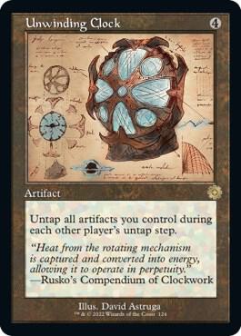 Unwinding Clock Schematic (The Brothers' War: Retro Frame Artifacts)  - Foil | Good Games North