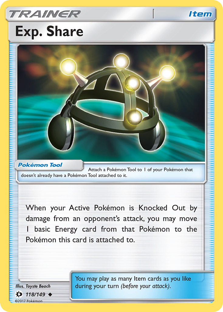 Exp. Share (118/149) [Sun & Moon: Base Set] | Good Games North