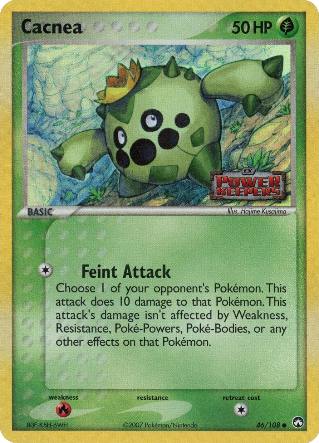 Cacnea (46/108) (Stamped) [EX: Power Keepers] | Good Games North