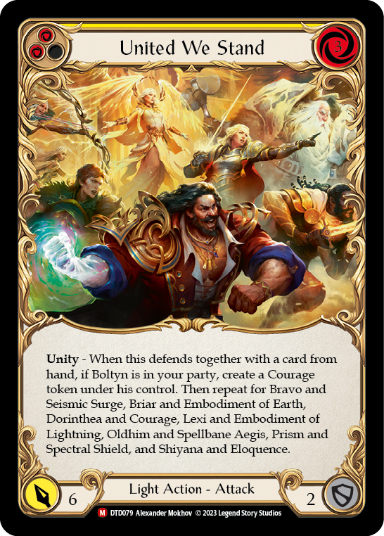 United We Stand [DTD079] (Dusk Till Dawn)  Rainbow Foil | Good Games North