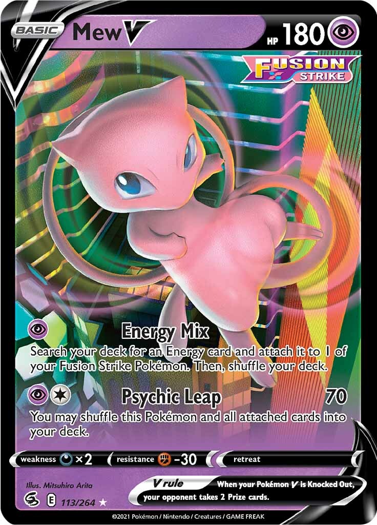 Mew V (113/264) [Sword & Shield: Fusion Strike] | Good Games North