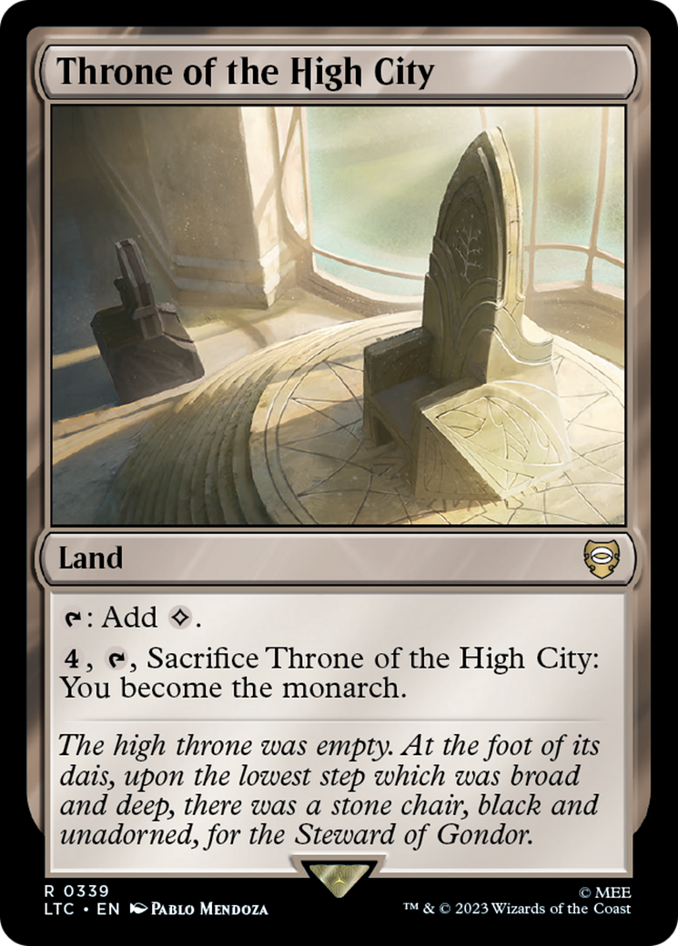 Throne of the High City [The Lord of the Rings: Tales of Middle-Earth Commander] | Good Games North