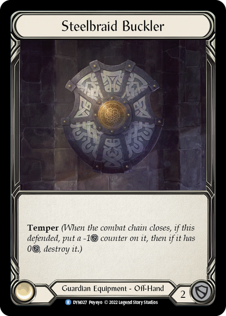 Steelbraid Buckler [DYN027] (Dynasty)  Cold Foil | Good Games North