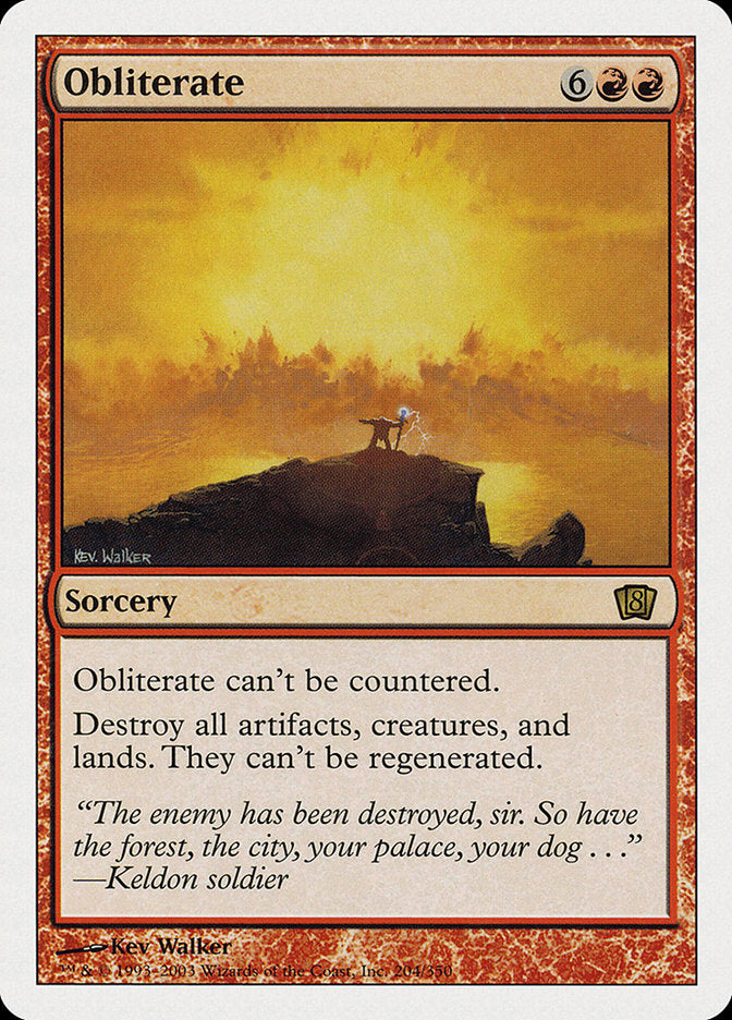 Obliterate 204/350 (8th Edition)  | Good Games North