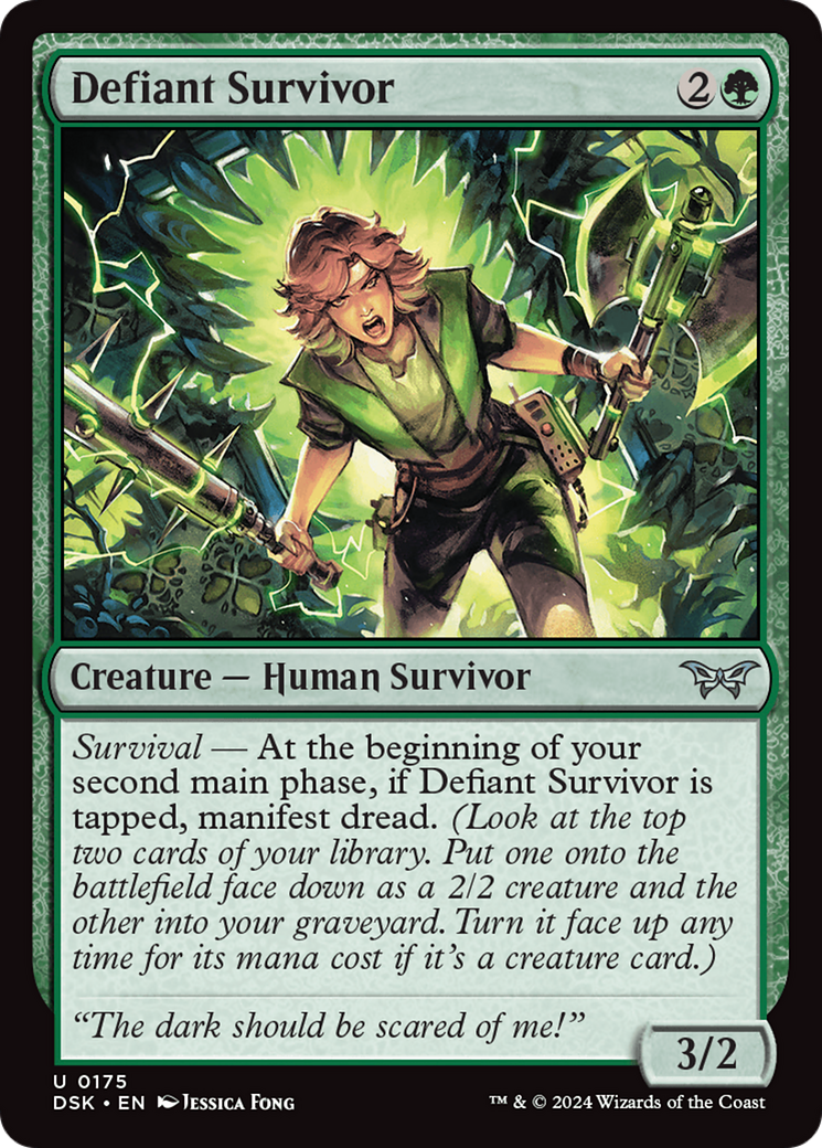 Defiant Survivor [Duskmourn: House of Horror] | Good Games North