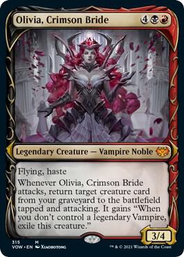 Olivia Crimson Bride Showcase (Innistrad: Crimson Vow)  - Foil | Good Games North